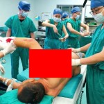 【串刺し】中国の49歳工場作業員、倒れてきた機械の下敷きになり串刺しになるも無事生還！！(画像)