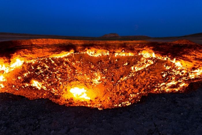 【神秘的】ドローンで撮影されたトルクメニスタンのガスクレーター“地獄門”、ただただ凄過ぎる・・・・・(画像、動画)・6枚目