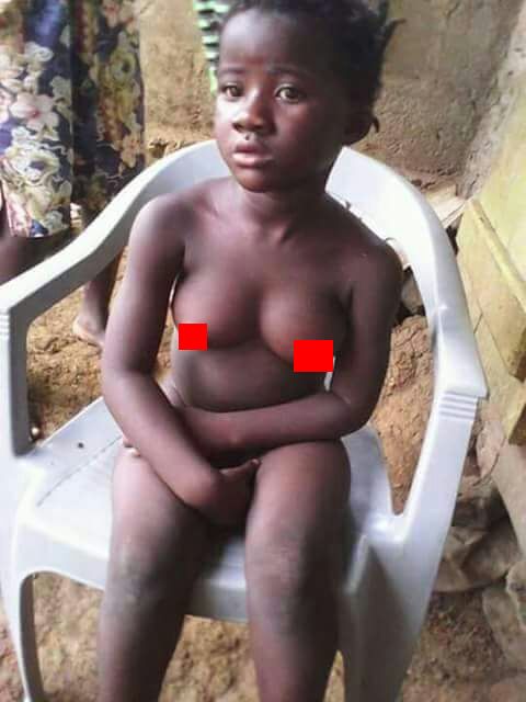 【胸糞】5歳で妊娠させられたナイジェリア人少女、胸が膨らんでしまう・・・・・(画像)・1枚目