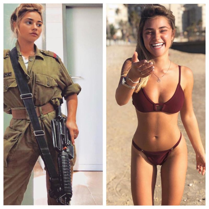 【エロ兵士】美しすぎるイスラエル軍女性兵士の軍服比較画像、ぜひ捕虜にして欲しいな！！(画像)・14枚目